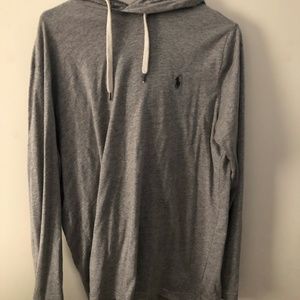 Polo Gray Featherweight Hoodie, Read Description!